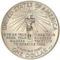 1 доллар 1986 100 лет Статуе Свободы,  UNC, серебро