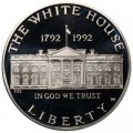 1 доллар 1992 200 лет Белому дому, серебро proof
