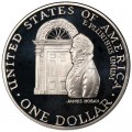 1 доллар 1992 200 лет Белому дому,  proof, серебро