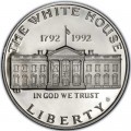 Dollar 1992 Weiße Haus 200. Jahrestag Silber UNC