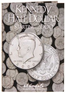 Kennedy Half Dollar #3 Folder Starting 2000 price, composition, diameter, thickness, mintage, orientation, video, authenticity, weight, Description