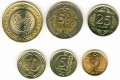 Набор монет 2012-2014 Турция, 6 монет