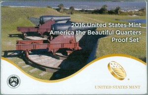 Набор 25 центов 2016 США Национальные парки (1 пластина) пруф, двор S, никель цена, стоимость