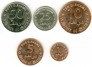 Набор монет 2016 Катар, 5 монет цена, стоимость