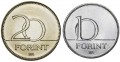 Набор монет 20 и 10 форинтов Венгрия 2020 Героям пандемии коронавируса COVID-19, 2 монеты