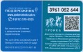 Transport card Troika-Podorozhnik Russia 2018. Football.