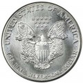 1 доллар 1987 США Шагающая Свобода,  UNC, серебро