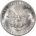 1 доллар 1989 США Шагающая Свобода,  UNC, серебро