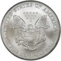 1 доллар 1999 США Шагающая Свобода,  UNC, серебро