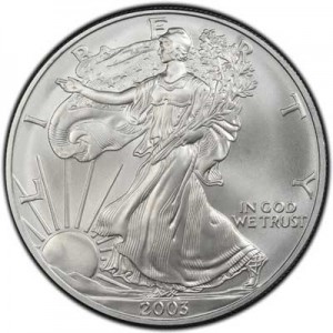 American Eagle 2003 One Ounce  Uncirculated Coin price, composition, diameter, thickness, mintage, orientation, video, authenticity, weight, Description