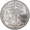 1 доллар 2006 США Шагающая Свобода, серебро UNC