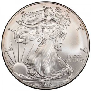 American Eagle 2010 One Ounce  Uncirculated Coin price, composition, diameter, thickness, mintage, orientation, video, authenticity, weight, Description