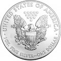 1 доллар 2017 США Шагающая Свобода, UNC, серебро