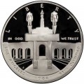 1 доллар 1984 Олимпийский Колизей, серебро proof