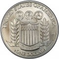 1 dollar 1992 XXV Olympiad Baseball  UNC, silver