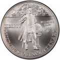 1 доллар 1992 Колумб, серебро UNC