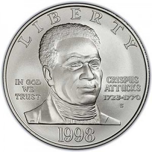 1 доллар 1998 Гриспас Атокс,  UNC цена, стоимость