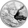 1 доллар 1999 Долли Мэдисон, серебро proof