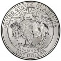 1 Dollar 1999 Yellowstone  UNC, silber
