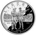1 доллар 2004 Льюис и Кларк, серебро proof