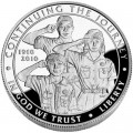 1 доллар 2010 100 лет Бой скаутам Америки, серебро proof