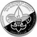 1 dollar 2010 Boy scouts of America Centennial  proof, silver