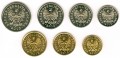 Набор монет Польши 2012, 7 монет UNC