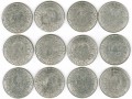 setzen 10 Schilling 2012 Somaliland Tierkreiszeichen 12 Münzen