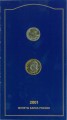 Набор монет 2001 ММД Гагарин, в буклете