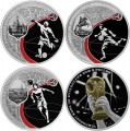 Set 3 rubles 2018 World Cup FIFA 2018 in Russia, Cities 3, silver