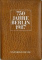 Ein Satz von 5 Mark 1987 Deutschland, 750 Jahre Berlin, 4 Münzen