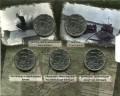 Набор 5 рублей 2015 Подвиг советских воинов на Крымском полуострове (5 монет) в альбоме