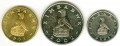 Set Simbabwe Münzen, 3 Münzen