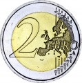 2 euro 2012 Gedenkmünze, 10 Jahre Euro, Slowakei 