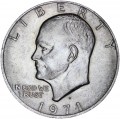 1 доллар 1971 США Эйзенхауэр, двор D, из обращения