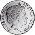 20 центов 2010 Австралия, 100 лет Налоговой службе Австралии