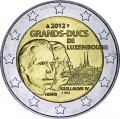 2 евро 2012 Люксембург, 100 лет со дня смерти Великого герцога Люксембургского Вильгельма IV