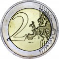2 euro 2012 Gedenkmünze, 10 Jahre Euro, Irland