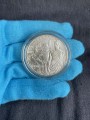 1 доллар 2007 США 400 лет Джэймстауну,  UNC, серебро