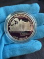 1 доллар 1990 США 100 лет Эйзенхауэру,  proof, серебро