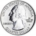 25 cents Quarter Dollar 2010 USA Yosemite 3rd National Park mint mark P
