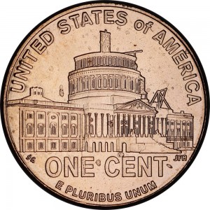 1 цент 2009 США Президентство Линкольна, #4, двор P