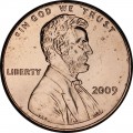 1 Cent 2009 USA Lincolns Präsidentschaft P