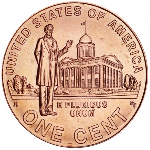 1 cent 2009 USA Professional Life, mint mark P