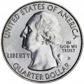 25 cents Quarter Dollar 2012 USA "Acadia" 13th National Park mint mark D