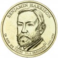 1 dollar 2012 USA, 23 President Benjamin Harrison mint P