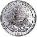 25 центов 2012 США Гавайские Вулканы (Hawaii Volcanoes) 14-й парк двор S