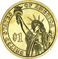 1 доллар 2013 США, 26 президент Теодор Рузвельт двор D