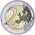 2 евро 2014 Германия Нижняя Саксония (Церковь Св. Михаэля в Хильдесхайме), двор F