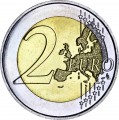 2 евро 2014 Франция 70 лет высадки союзников в Нормандии